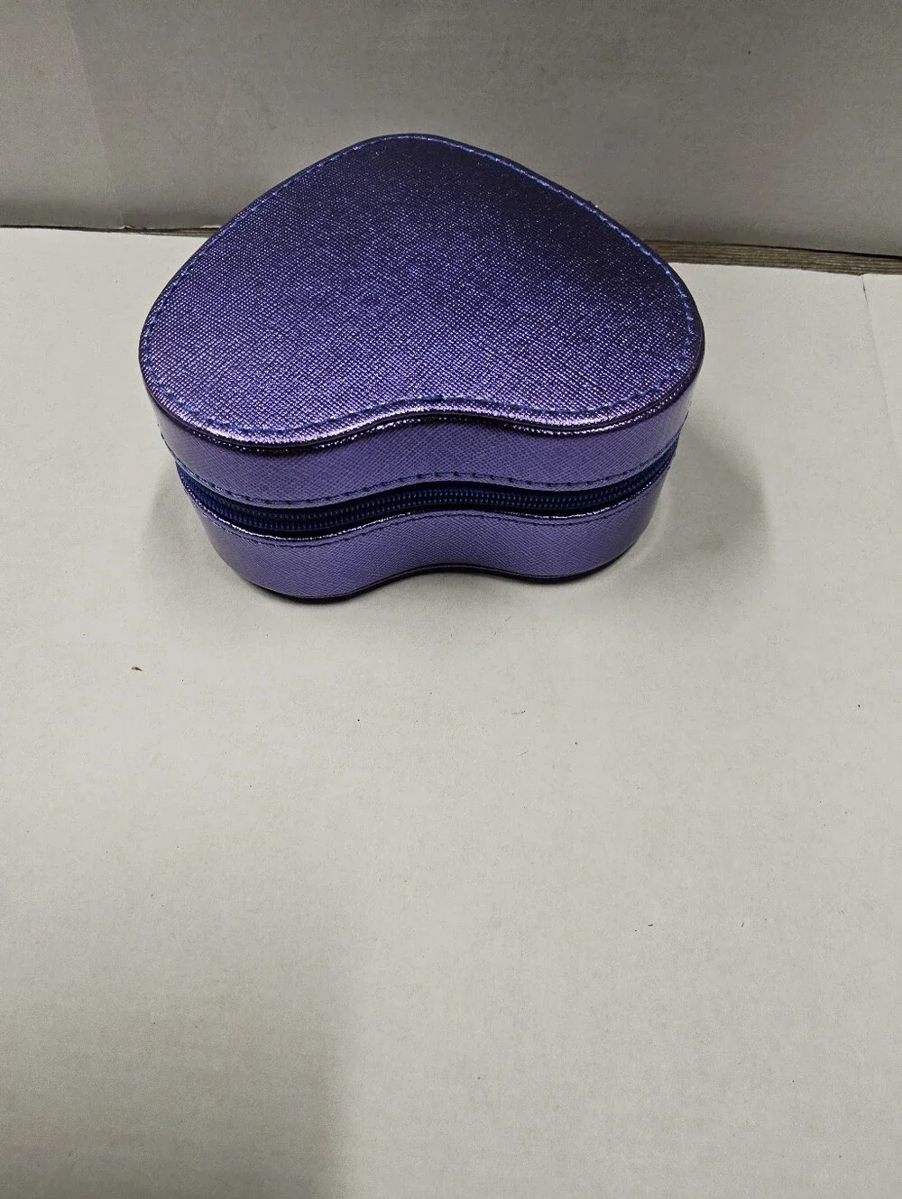 NWT Pink Metallic Zip Pouch and purple zip jewelry case